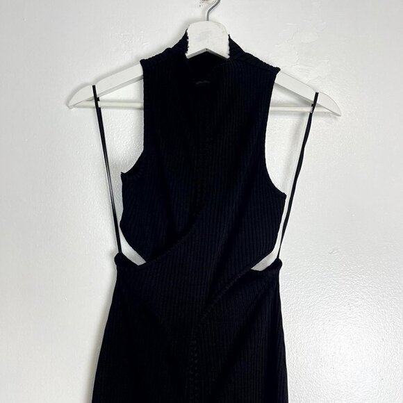 BEC + BRIDGE Dark Instinct Midi Dress in Black Size US 6 - Picture 5 of 10